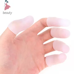 10 Stück Silikon Finger bett Gel Fingers chutz Fingers tütze Stütz handschuhe für feneralen Zehen-/Fingers chutz