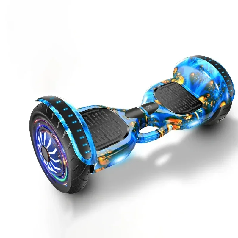 10 Inch Bluetooth Music Led Light Two Wheel Smart Self-balancing Scooter cheap electric hoverboard for kids