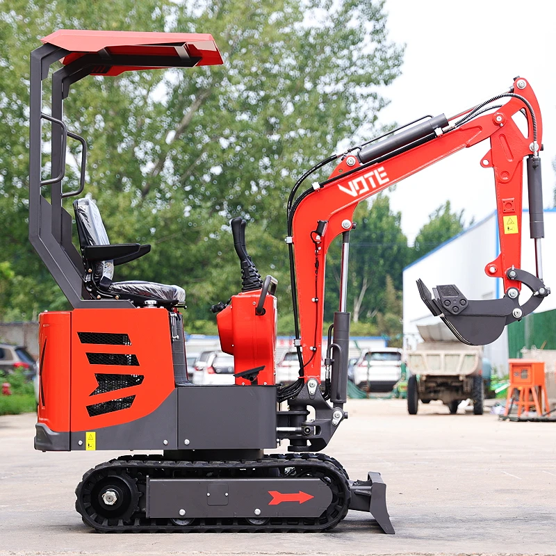 Factory Price 1 Ton Mini Excavators Wholesale EPA Engine Mini Excavator Multifunctional Crawler Mini Diggers customized