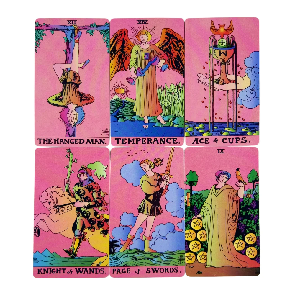 Pink Rider Tarot Card Deck 78  - Party Games Mystery recensie en prijs