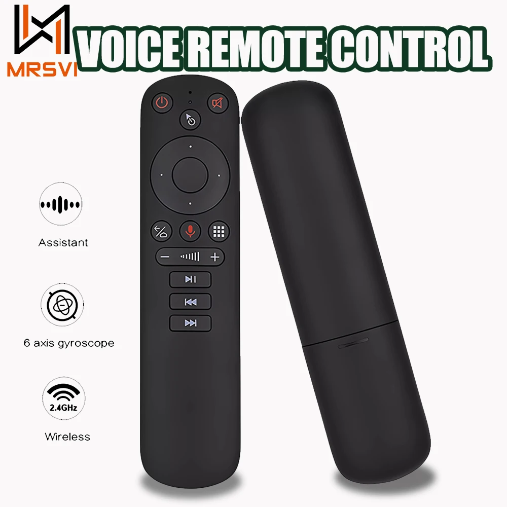 G50S Voice Remote Control Air Mouse G50 Gyroscope 2.4GHz IR Learning Wireless Mini keyboard for Android TV Box X3 Pro X96