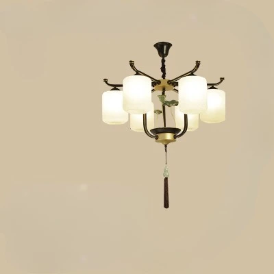 

New Chinese chandelier, duplex, warm and simple modern atmospheric lamps