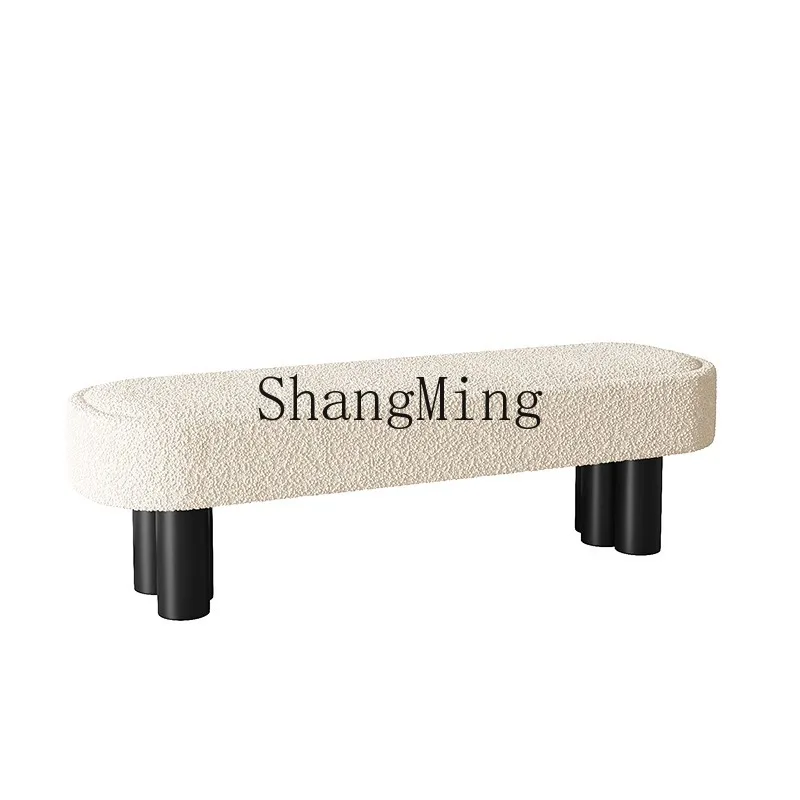 

ZYY light luxury cream style shoe change stool entry bedroom bedside stool cloakroom shoe change stool