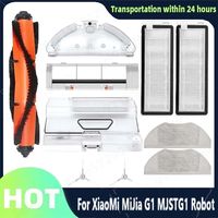For Xiaomi Mijia G1 MJSTG1 Robot Main Rolling Brush Side Brush Hepa Filter Mop Cloth Kits Water Tank Dust Box Parts