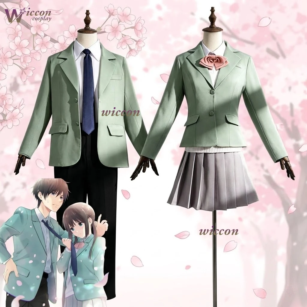 

Wonka Cos Store Want to End This Love Game Asagi Yukiya Sakura Mikuk Cosplay School Uniform Anime Character Outfit for Comic Con