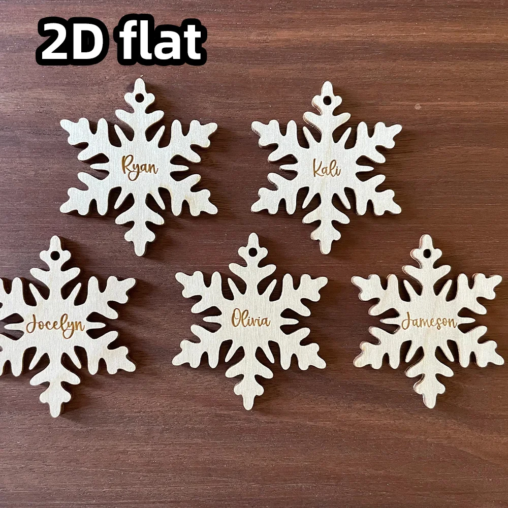 علامات ندفة الثلج لعيد الميلاد الشخصية |   الحلي عطلة صغيرة |   لوحات اسم تخزين مخصصة للديكور الاحتفالي