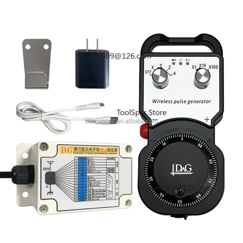 3 4 5 Axis Wireless MPG Handwheel Universal Manual Pulse Generator For CNC Control System