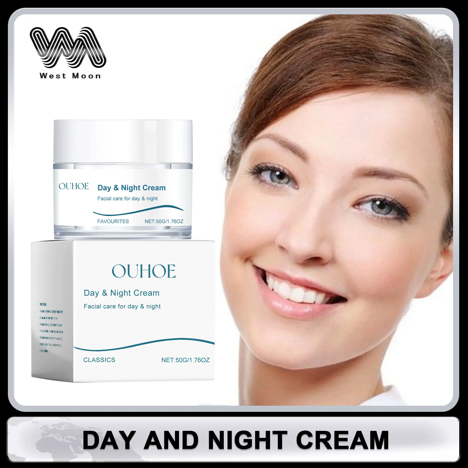 Repair Day Night Cream Firming Lifting Increase Skin Elasicity Brightening Cream Reduce Fine Lines Moisturizing Facial Skin Care