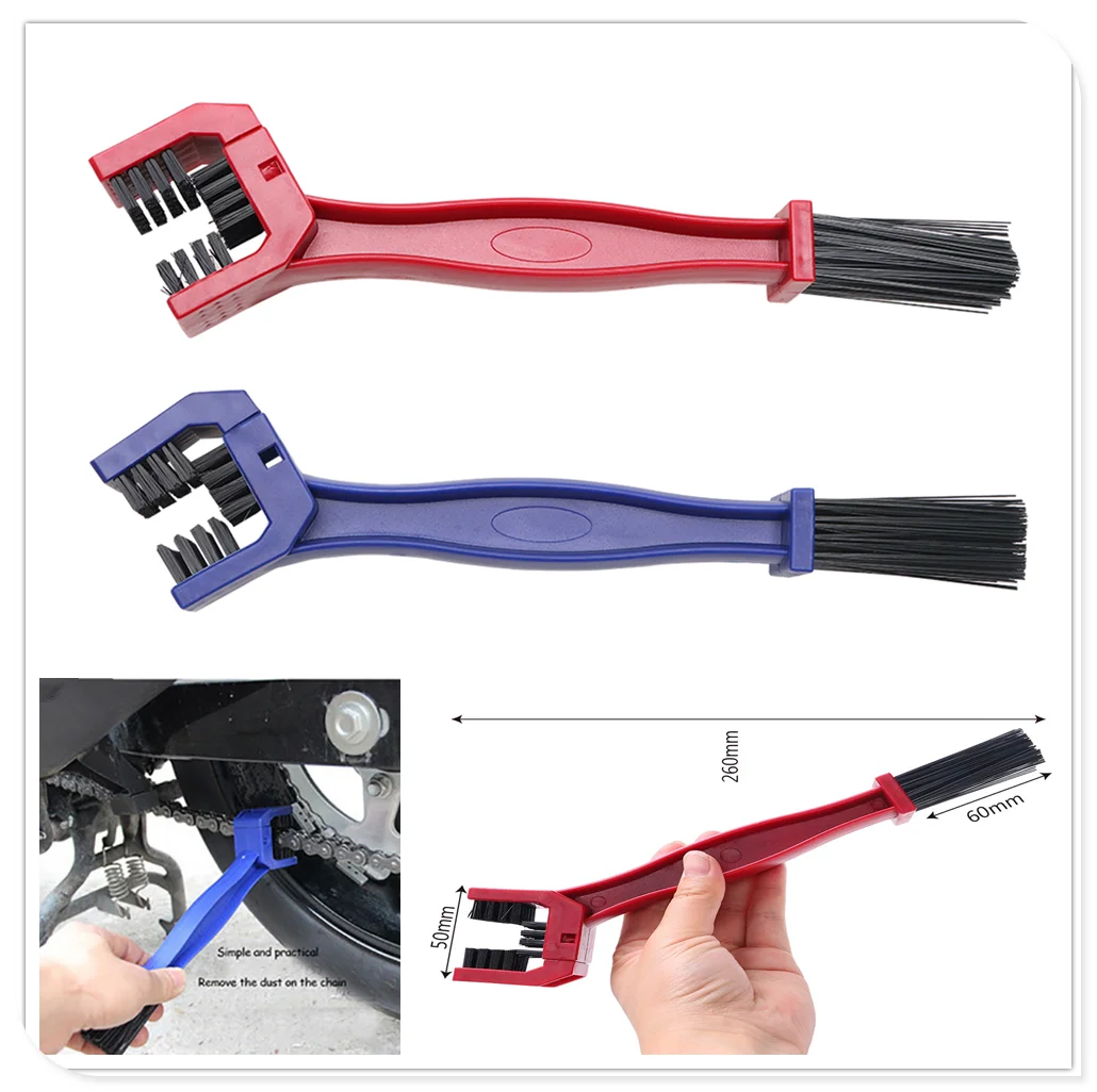 new universal  Bike Grunge Gear Chain Brush Cleaner Scrubber Tool for  BMW HONDA KAWASAKI  SUZUKI YAMAHA ktm ducati