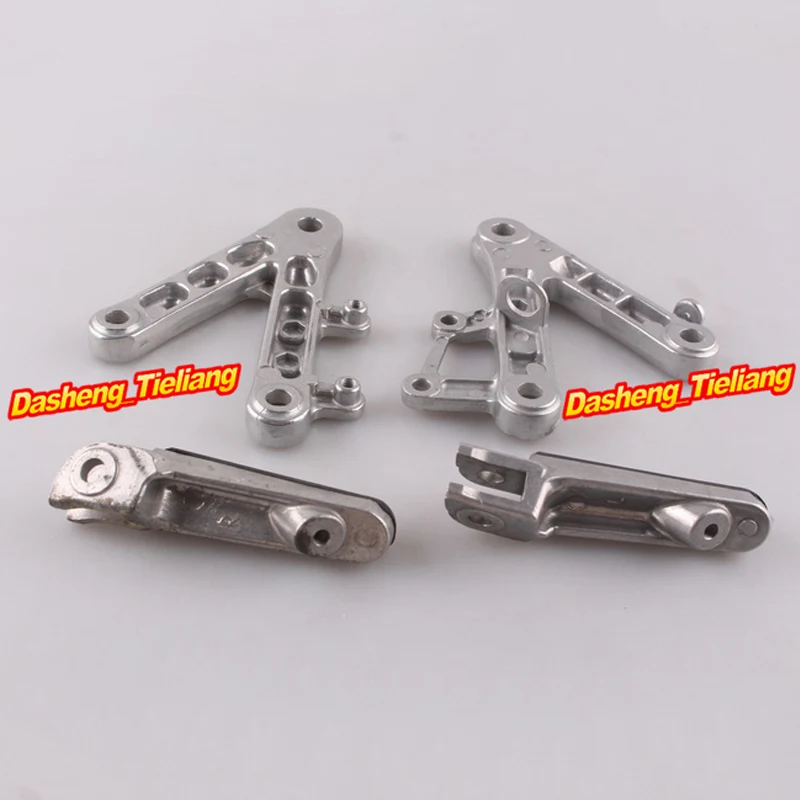 Aluminum Alloy Front Rider Foot Pegs Footrest Brackets for Honda CBR400 90-97 NC29, Motorcycle Spare Parts Accessory