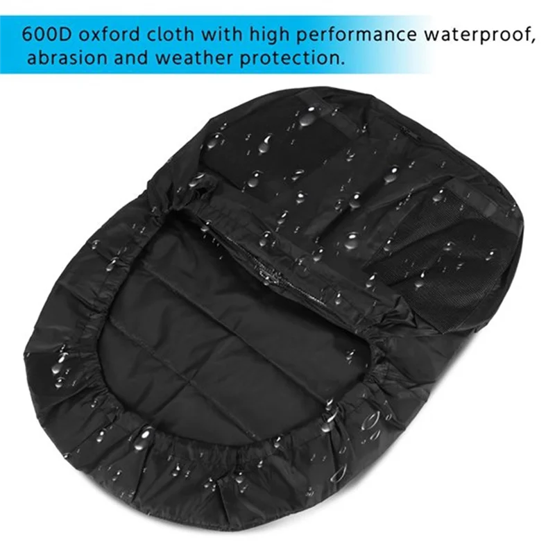 

2Set Universal Riding Lawn Mower Tractor Seat Cover Padded Comfort Pad Storage Pouch Medium