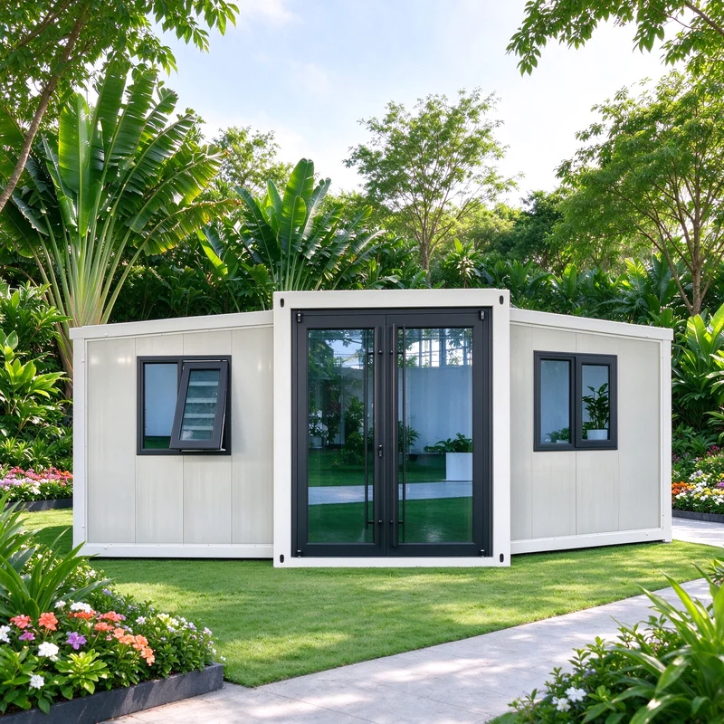 Container House Steel Frame 20ft Removable Wall Module for Field Office Temporary Staff Accommodation Prefab Unit