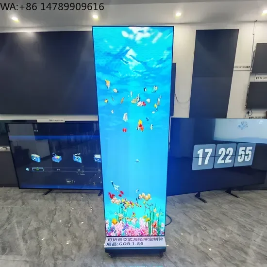 Custom Waterproof LED DisplayHigh Definition Foldable Floor Stand Poster Display
