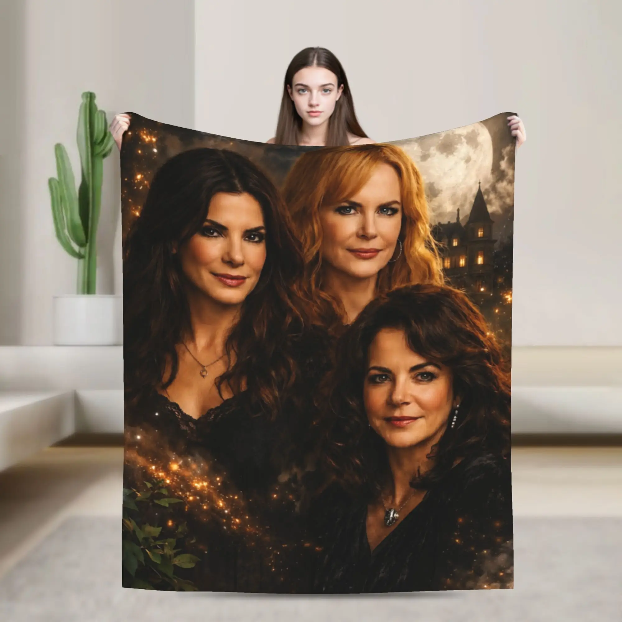Practical Magic 2 Movie 2026 Throw Blanket for Couch Soft Fuzzy Plush Blanket 50x60 Inches Multiple Sizes Bedspreads All Seasons