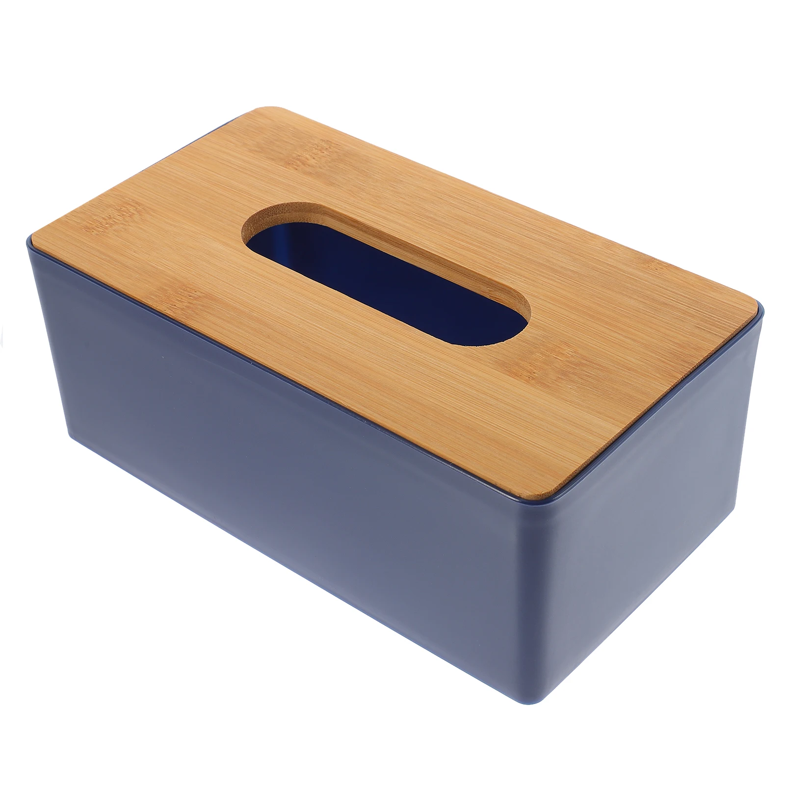 

Wooden Tissue Box Cover Square Paper Napkin Holder Compact Decorative Green Storage ganizer Home Office Bedroom Living Room