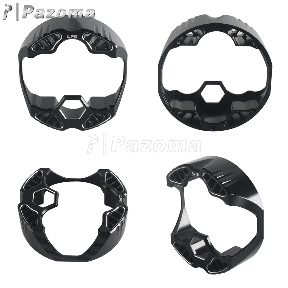 PAZOMA Front Headlamp Housing Cover Fit For Baja Design LP6 Pro LED Auxiliary Light Headlight Shell Head Light Covering For Dyna view 4
