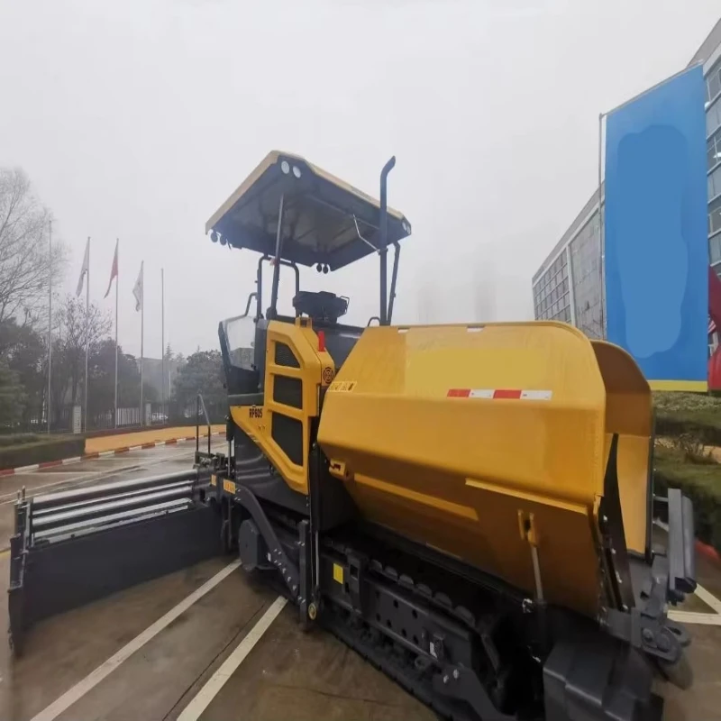 Heavy Duty High Performance  Crawler Asphalt Concrete Paver Machine, 6m Adjustable Working Paving Width,