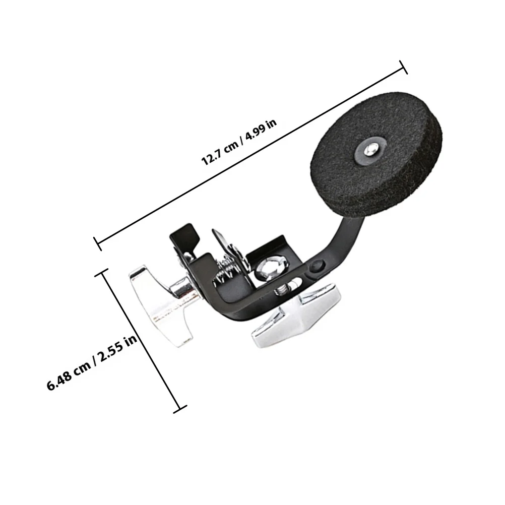 كتم الصوت المعدني لطبل كمين للحد من الضوضاء التحكم المدمج في النغمة سهلة التركيب طبل ممارسة قرع أجزاء المنزل