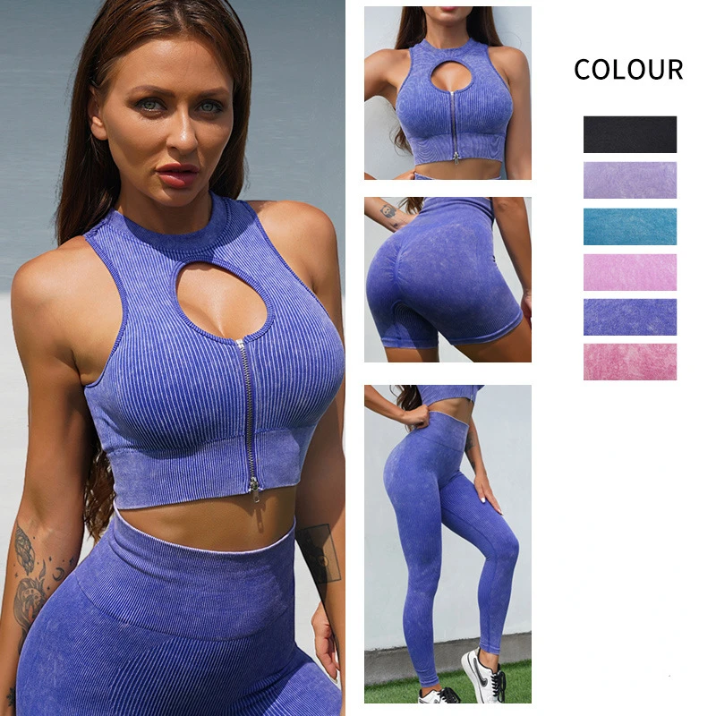 Gym Set Top Women Shorts Suit Seamless Yoga Clothing  Sports Bra Yoga Pants Workout Set Fitness Leggings Yoga Clothes Xiny98