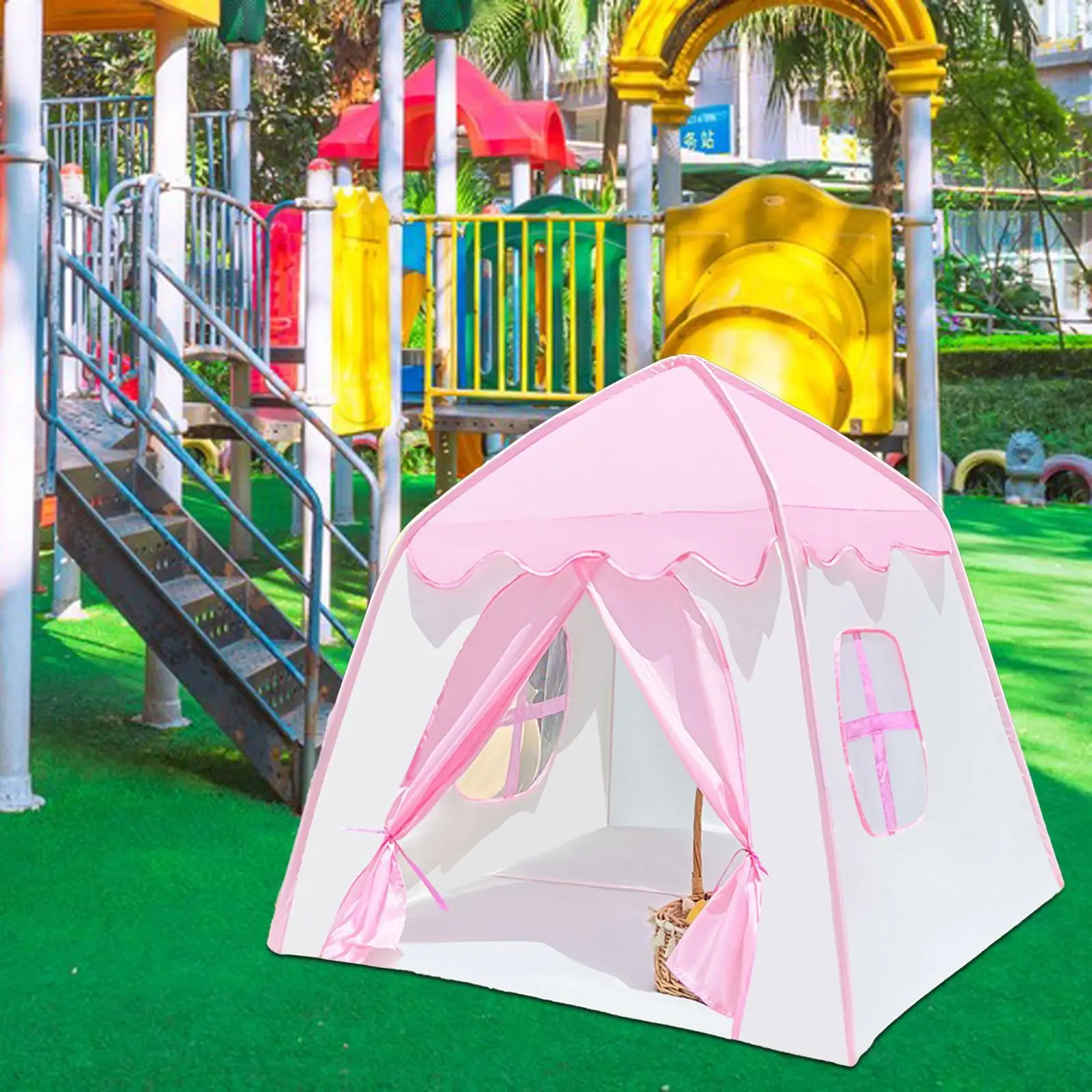 Girls Castle Tent for Toddlers Kindergarten Playhouse Tent for Bedroom Toy Tent