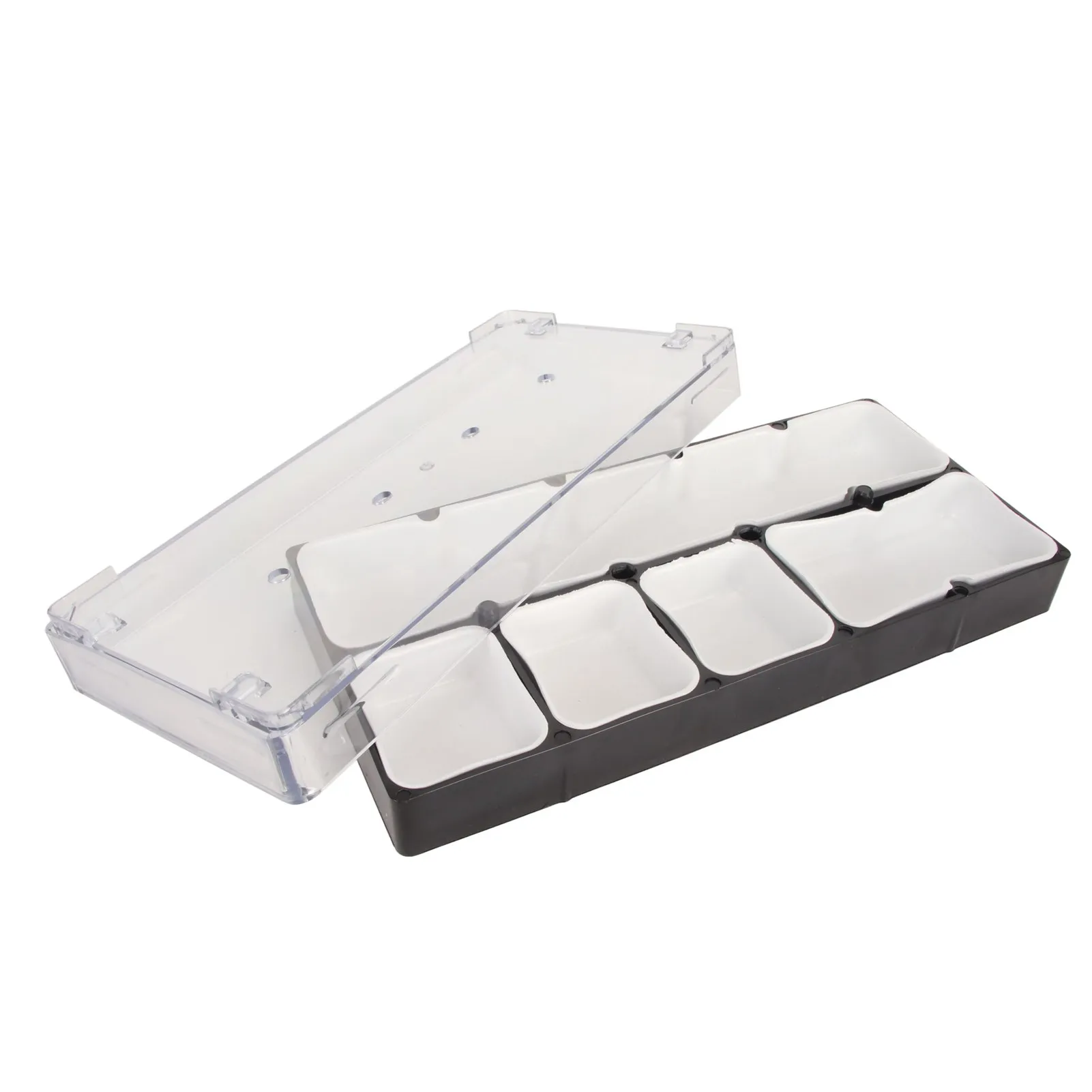Watch Parts Storage Box 5 Compartments Impact Resistance Watchmakers Repair Tools Storage Tray Portable for Watch Accessories