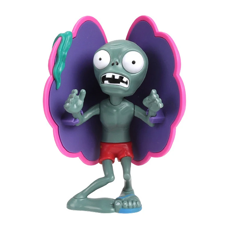 Plants vs. Zombies Action Figure Roadblock Noble Surfing Zombies Crazy Dave Game Model Dolls Kids Toys Children's Gifts