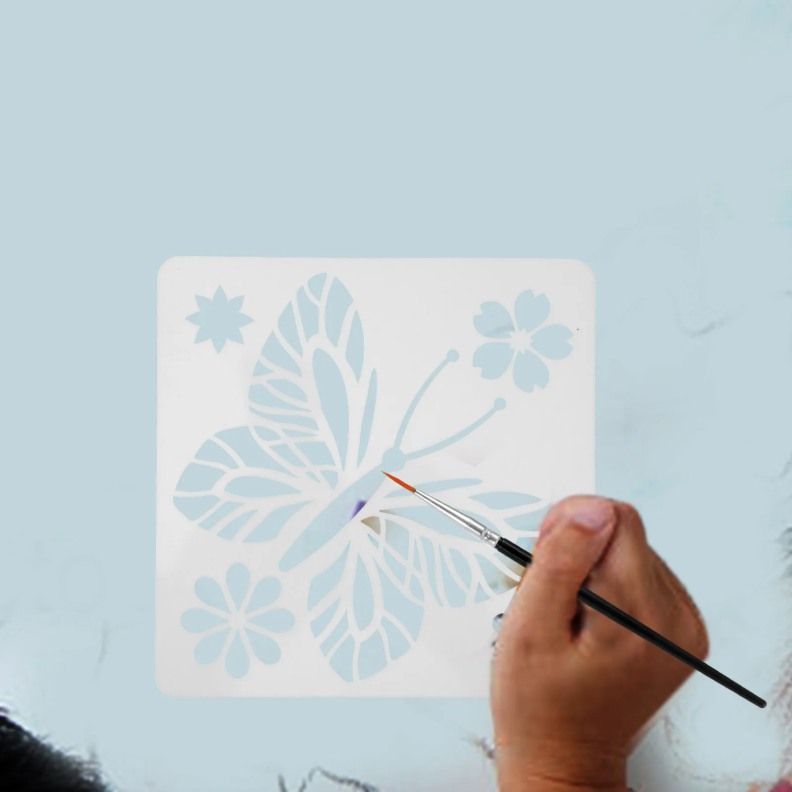 

24 Pcs Butterfly Decor Painting Template Scrapbooking Art Stencil Animal Stencils for Canvas Child