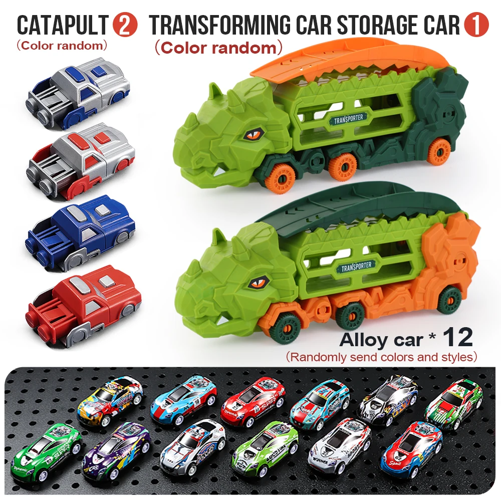 Triangle Dragon Meerlaagse baanopslagwagen - Kan meerdere auto's bevatten, kan speelgoedauto's uitwerpen - puzzelwetenschap