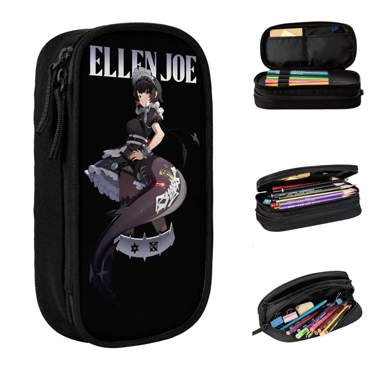 Ellen Joe Zenless Zone Zero Accessories Pen Box Large-capacity Kids Pencil Box Amazing Gift