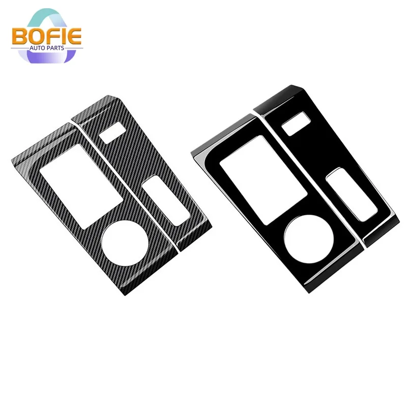 

Carbon Texture/Glossy Black Car Right Drive Central Control Frame Decor Sticker Consoles Cover For Mitsubishi Outlander