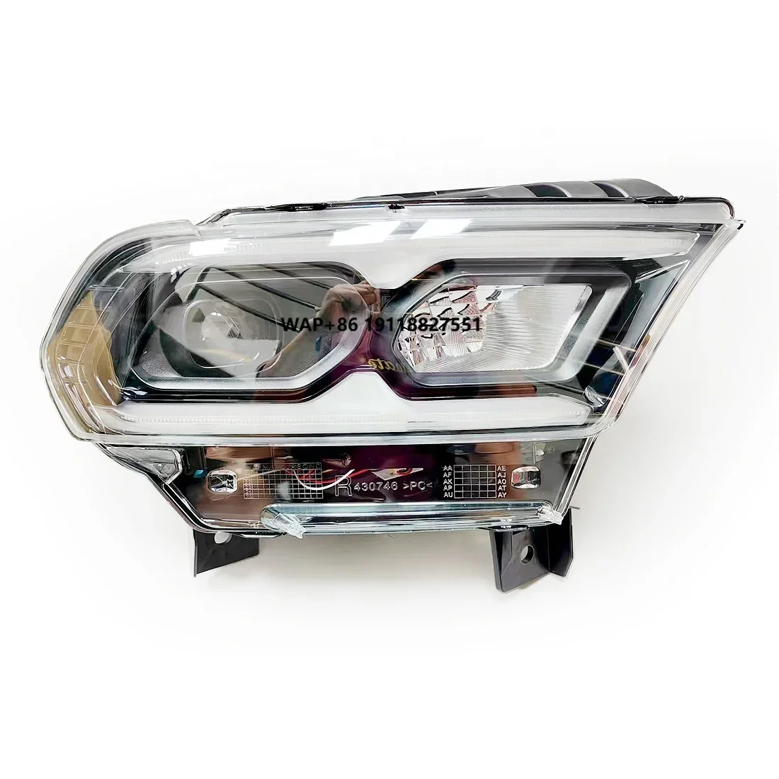 Custom 68433782AE 12V New Right Side Headlight Assembly for Durango 2021-2024