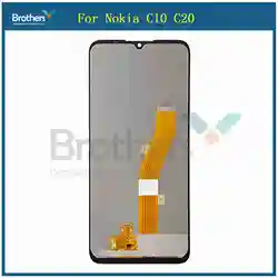 Display LCD Touch Screen Digitizer, Peças De Reparo Para Nokia C20, TA-1339, TA-1352, C10, TA-1342, 6,52