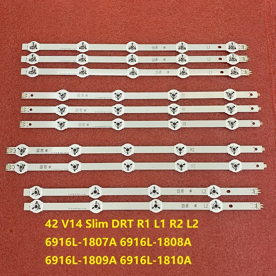 Tira de LED para Panasonic TX42ASX659 TX42ASW754 TX42ASF657 TX42AS740B TX42AS650B TX42AS650E TX42AS650 TX42AS740 TX42AS750E