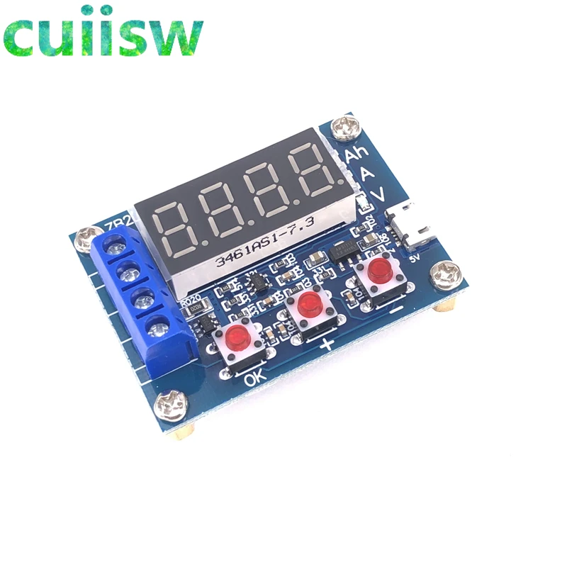 1.2V 12V 18650 ZB2L3 Li-ion Lithium Battery Capacity Tester + Resistance Lead-acid Battery Capacity Meter Discharge Tester