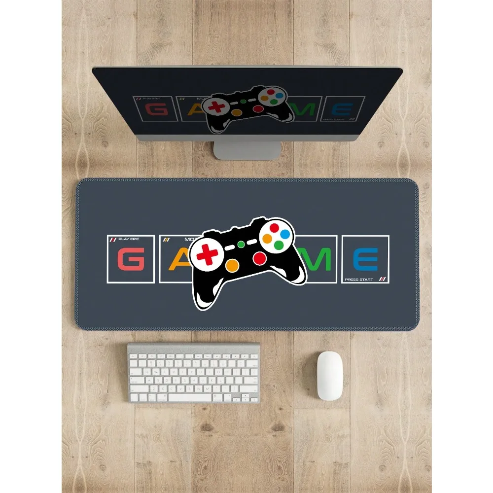 

Очень большой игровой коврик для мыши черного цвета | Ультрагладкий нескользящий резиновый коврик толщиной 2 мм для геймеров, подарок для парня