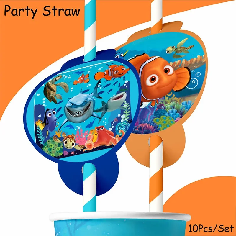 Disney Finding Nemo Theme  Cute Birthday Party Decoration  Balloon Plate  Banner Backdrop Cake Supplies Banner For Baby Shower