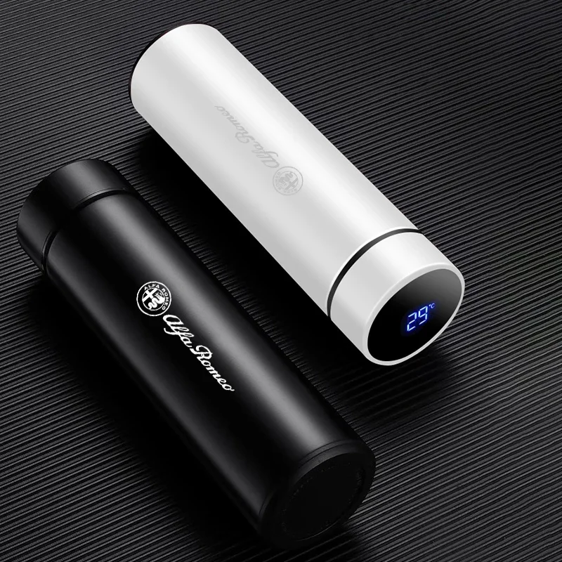 Pour Alfa Romeo 4C 159 Spider Giulia Giulietta 156 Tonale café thermos étanche voiture bouteille sous vide voyage portable thermos tasse