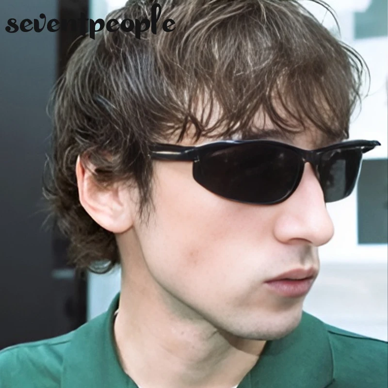 شبه بدون شفة عين القط النظارات الشمسية النساء 2025 العلامة التجارية الفاخرة مصمم تتجه الرياضة Y2K فاسق نظارات شمسية للسيدات ظلال نظارات #3