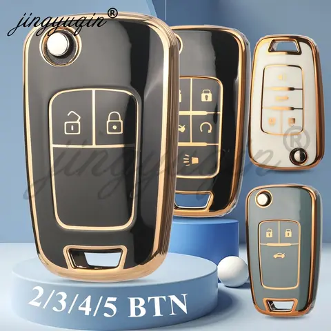 Etui na kluczyk samochodowy TPU do Chevrolet Cruze Malibu Camaro Aveo Equinox Impala Sonic Opel Vauxhall Astra Corsa Meriva Insignia Buick