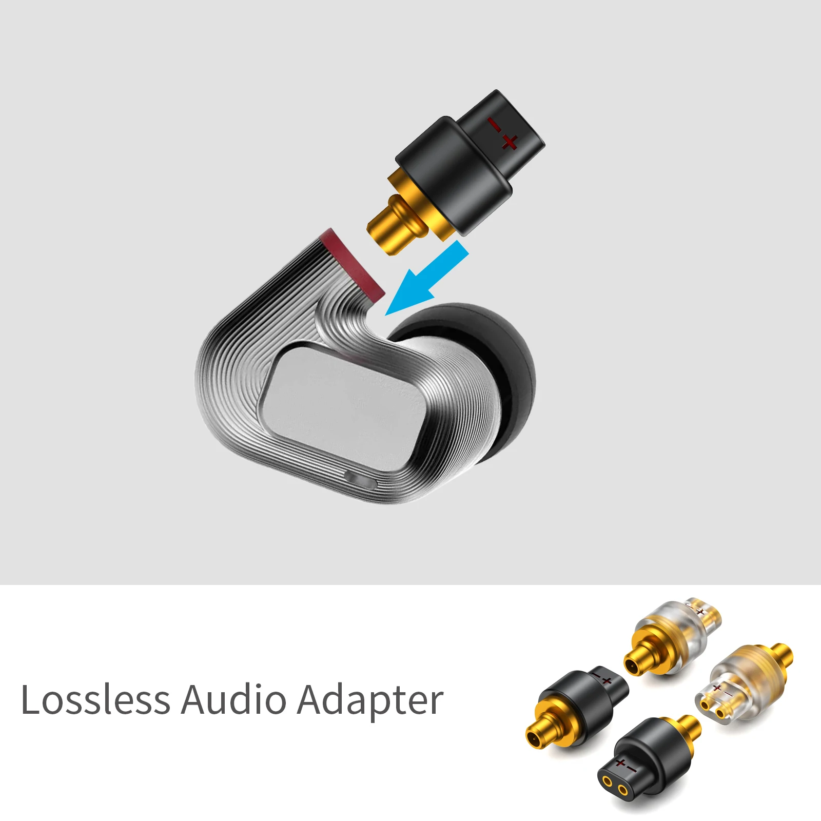 OKCSC QDC Female SENNHEISER IE300 Male Earphone Adapter to Earphones Earsets for SENNHEISER IE300 IE600 IE900 AKG N5005 N30 N40