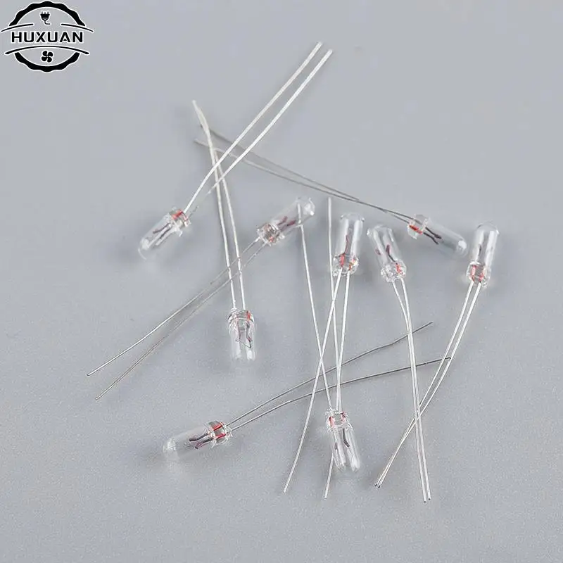 10pcs Miniature 0.07A 3mm 4mm 5mm 1.5V,3V,6V, 9V,12V, 24V Lamp Light Bulb Edison Incandescent Filament Rice