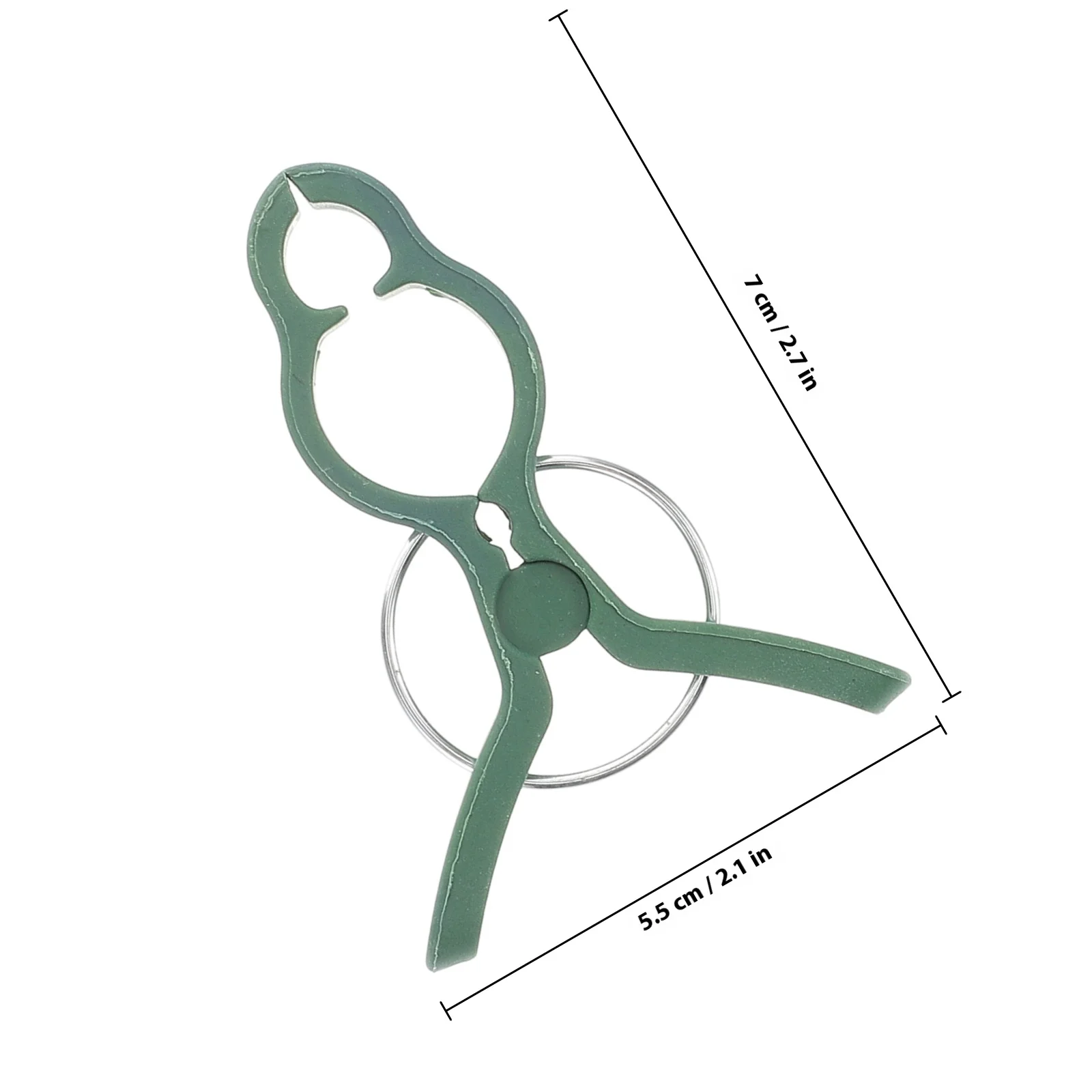 50 قطعة مقاطع نبات فالاينوبسيس قابلة لإعادة الاستخدام حديقة دعم المشابك لتثبيت جذع زهرة وتدريب الكرمة #2