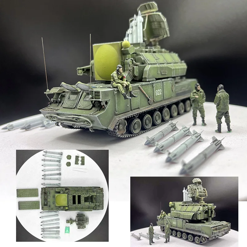 

AM 1:72 Scale Resin Russian 9K330 Dol M1 Air Defense Missile System Tank Model Adult Toys Cars Classics Gifts Static Display