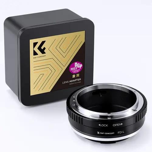 K&F CONCEPT FD-L High Precision Camera Lens Adapter Ring for Canon FD FL Lens to Leica Sigma Panasonic L Mount DSLR Camera Body - Image 2