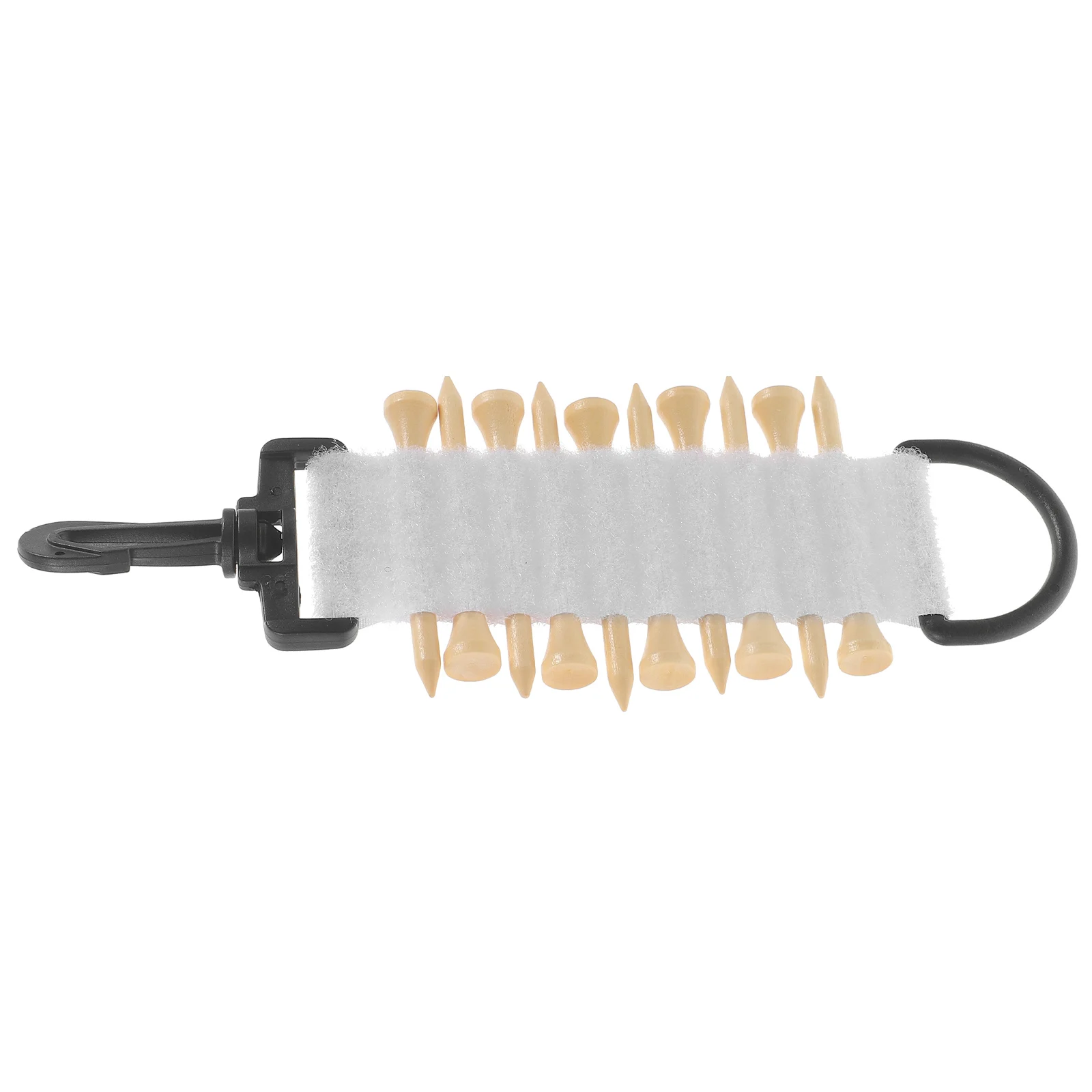 

Golf Tee Holder Storage Adjustable Ball Hanging Carrier Tees Cloth Accessory Organizer Bag Man