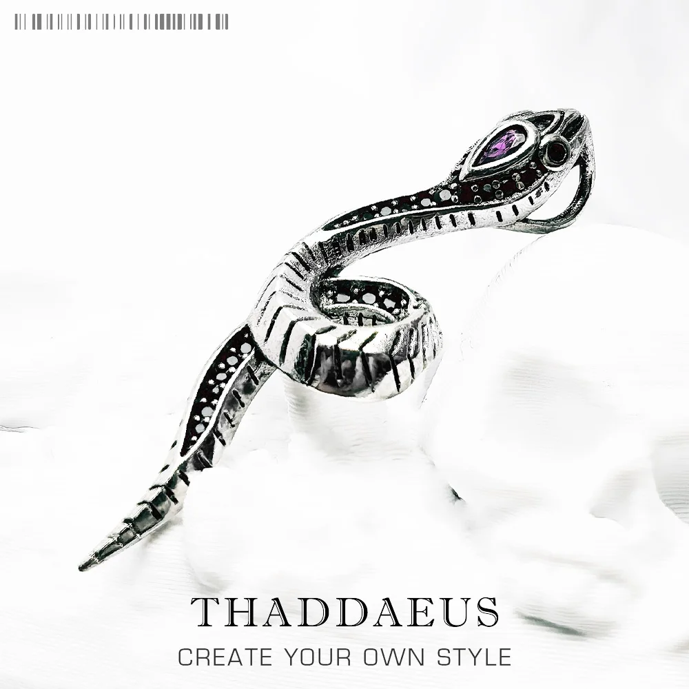 

Кулон Змея Новые ювелирные изделия из стерлингового серебра 925 пробы Аксессуары Винтажный подарок для женщин