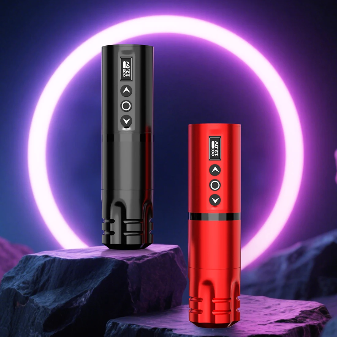 Wireless Tattoo Pen Machine Gun Rotary Pen Machine Prompt of Strong Startup 8 Hours of Battery Life Powerful Motor Smart Display
