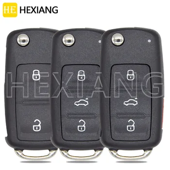 HE 2/3/4 Pulsante Chiave Dell'automobile Borsette Per VW Volkswagen Golf Polo Passat Beetle Tiguan Jetta Caddy Eos Bora Toledo Sagitar Skoda Sedile