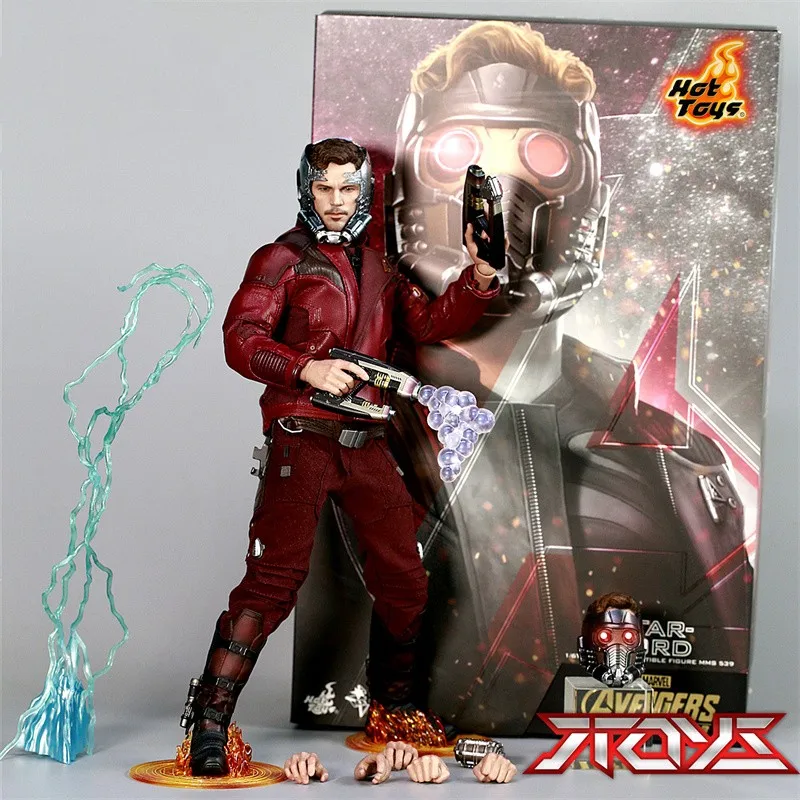 In Voorraad 100% Originele Hottoys Ht Mms539 Star Lord Peter Quill Avengers Infinity War Film Character Model Kunstcollecties Speelgoed