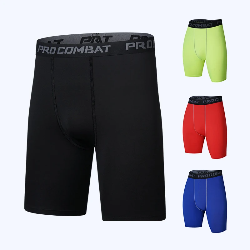 Short 3 Long Unisex Shorts Tight Gym Running Fitness Men Compression Pants Adult Sport Pants Gym Fitness Sports Leggings S-XXXL